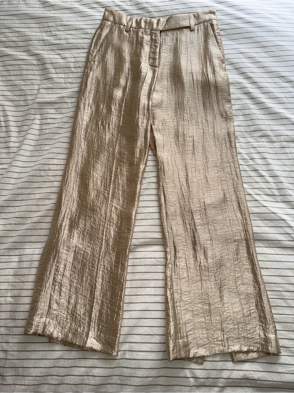 Arket Women’s Crinkle Trousers